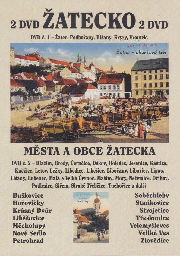 Žatecko - města a obce Žatecka (2 multimediální DVD)