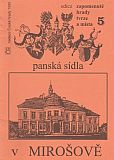 panská sídla v Mirošově.