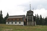 Horní stanice bývalé lanové dráhy na Černé hoře.