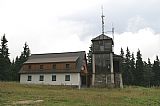 Horní stanice bývalé lanové dráhy na Černé hoře.