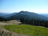 Preislerův kopec, Vlčí hřeben - S vrchol a Vlčí hřeben od Dvoraček.