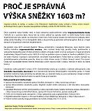 Výňatek z článku J. Lysáka a M. Potůčkové "Nadmořské výšky vrcholů v Česku očima nových technologií" (Geografické rozhledy, ročník 25, číslo 4)