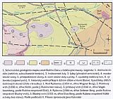 Schematická geologická mapka okolí Božího Daru s čedičovými masivy: Jana Kalenská dle podkladů Vlastimila Pilouse / časopis Krkonoše - Jizerské hory 7/2012, str. 33, resp. též Ročenka Jizersko-ještědského horského spolku 2011 (březen 2012).