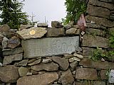 Ivančena - památník padlým skautům na úbočí Lysé hory.