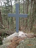 Vrcholový kříž na nejvyšší skále Vysoké - SV vrcholu.