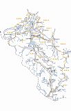 Mapa Šumava - Železnorudská hornatina - západ