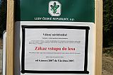 Zákaz vstupu do porostů Lesního závodu Boubín LČR trvá až do 5. května 2007.