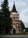 Kostel v centru šumavské Kvildy.