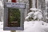 Zde se můžete zapsat do vrcholové knihy na vrcholu Javorné.