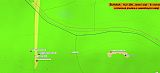 Tisícovka Jelení slať - S vrchol - vrcholová oblast s údaji naměřenými dne 9.1.2010 (přístroj GPSMAP 60CSx).