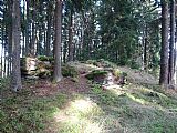 Vrcholová skalka na Kamenné hoře.