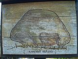 Detail informační tabule na Kamenné krásce.