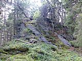 Vrcholová skalka Lapky.