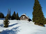 Roklanská chata poblíž tisícovky Medvědí hora - J vrchol.