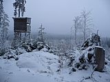 Na vrcholu tisícovky Nad Bukovou slatí.