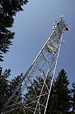 Věž GSM vysílače na vrcholu Pancíře.