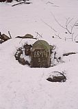 Pomníček k zastřelení posledního vlka na Šumavě, tzv."Vlčí kámen".