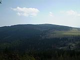 Tisícovka Libín z jižního svahu Vulovického vrchu (961 m).